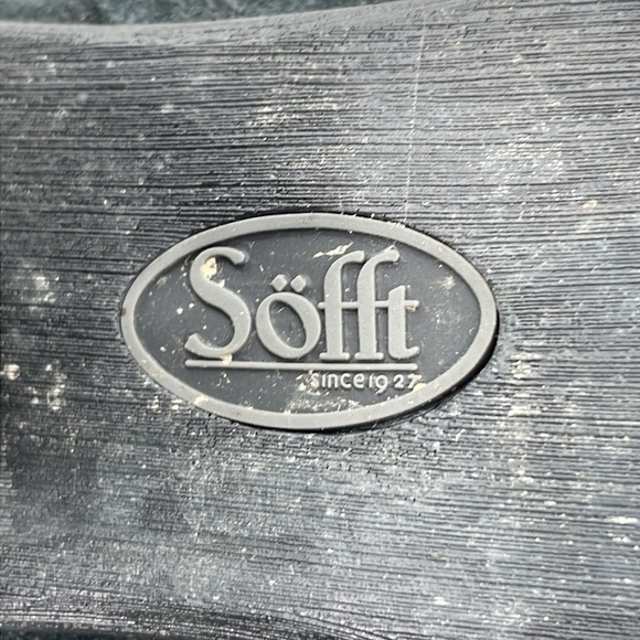 Sofft Boots Women's 10 Black Leather Ankle Booties Zip Round Toe - Picture 15 of 16